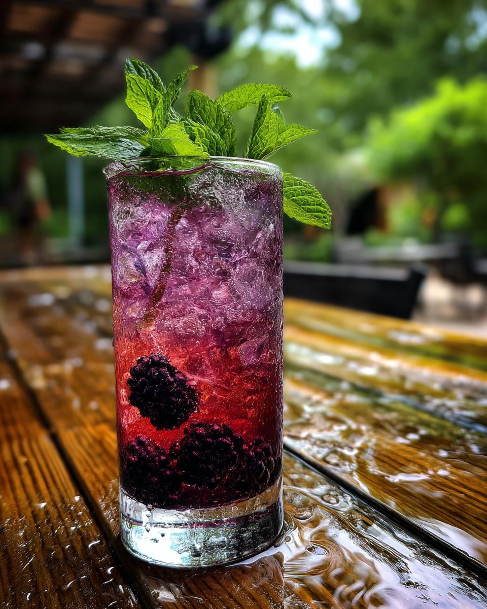 Blackberry Honey Spritz - detail 3