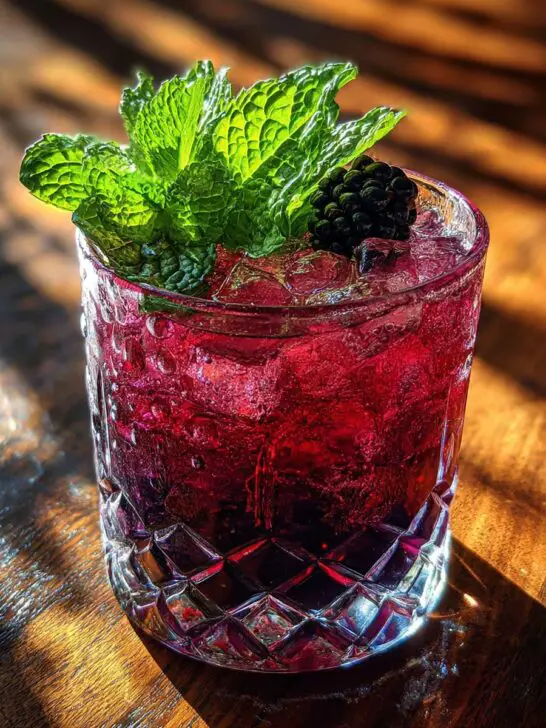 Blackberry Honey Spritz
