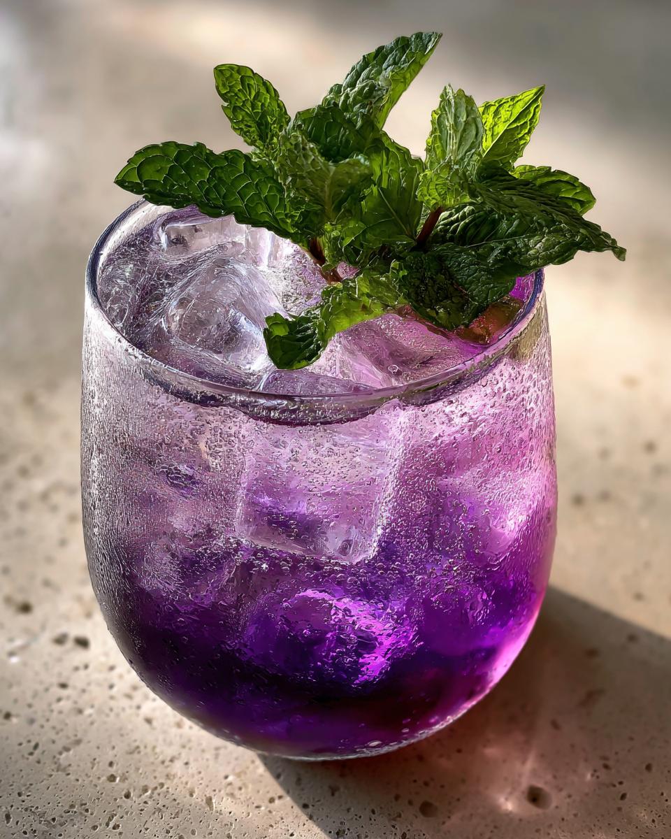 Blackberry Honey Spritz Mocktail - detail 3