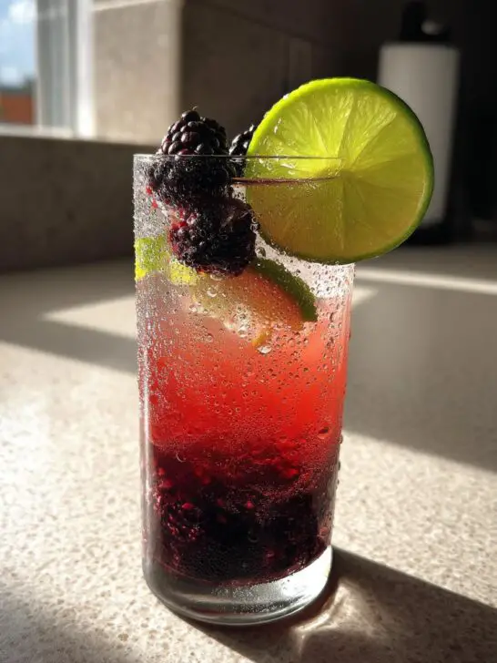 Blackberry Lime Mocktail