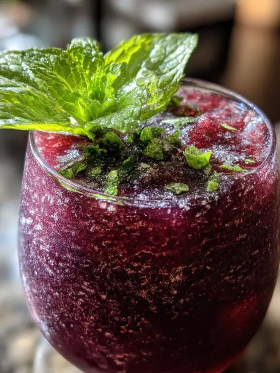 Blackberry Mint Slush