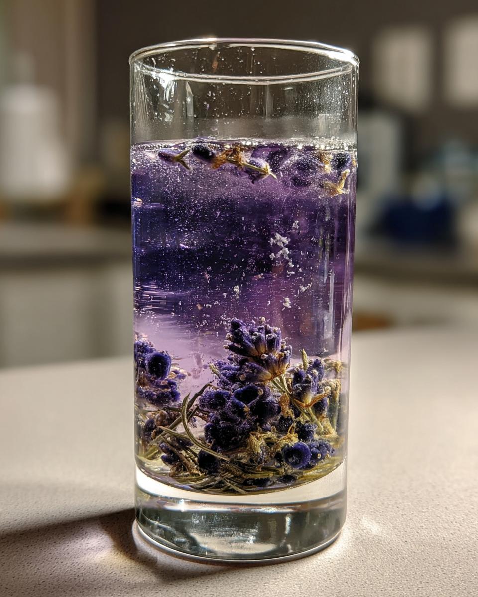 Blueberry Lavender Lemonade Mocktail - detail 4