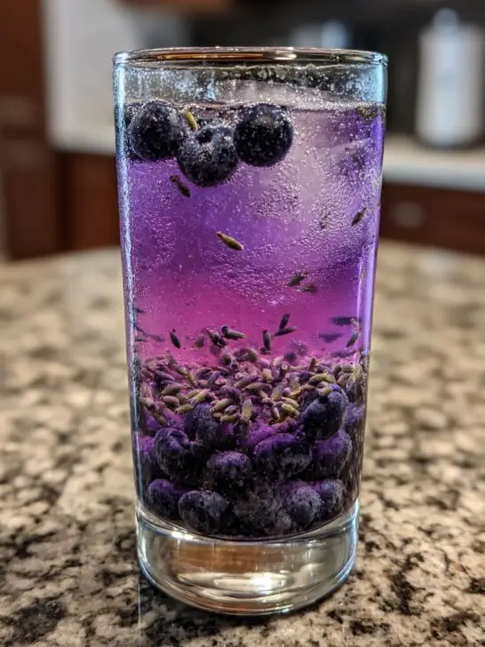 Blueberry Lavender Lemonade Mocktail