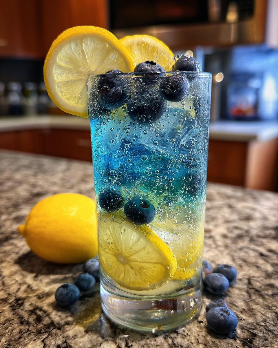 Blueberry Lemon Smash – Flag Day Fizz - detail 1