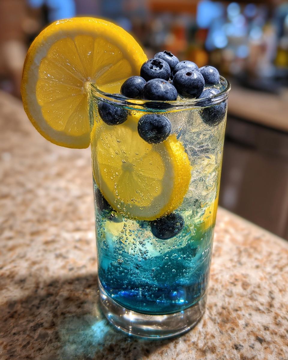 Blueberry Lemon Smash – Flag Day Fizz - detail 2