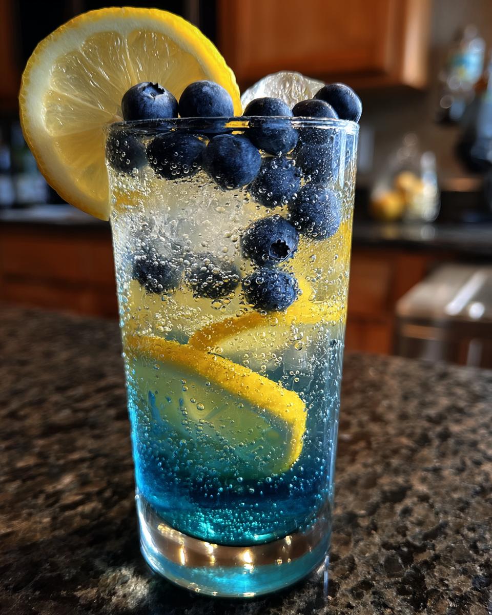 Blueberry Lemon Smash – Flag Day Fizz - detail 3