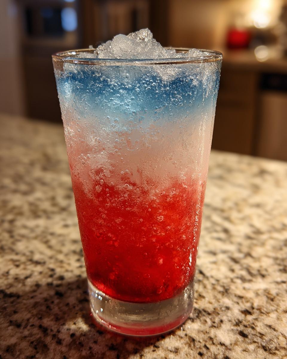 Bomb Pop Red, White & Booze mocktail - detail 2