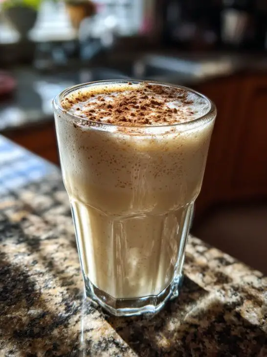 Bourbon Eggnog Drink