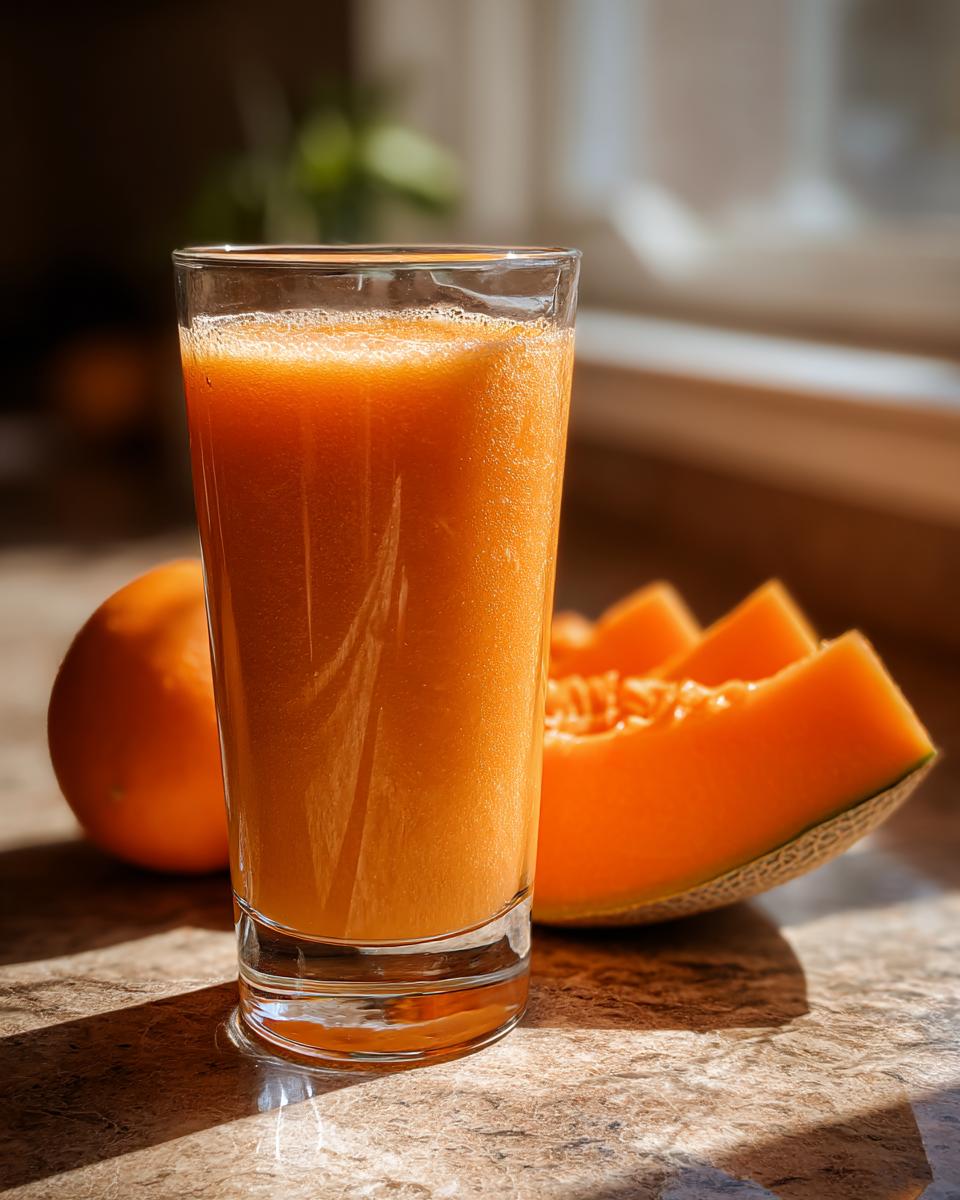 Cantaloupe Lime Smoothie - detail 1