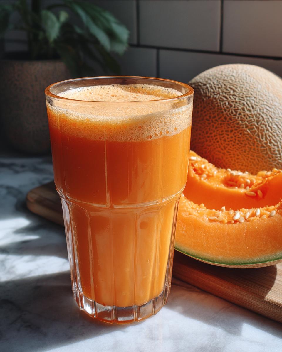 Cantaloupe Lime Smoothie - detail 2