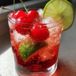 Cherry Lime Sparkler