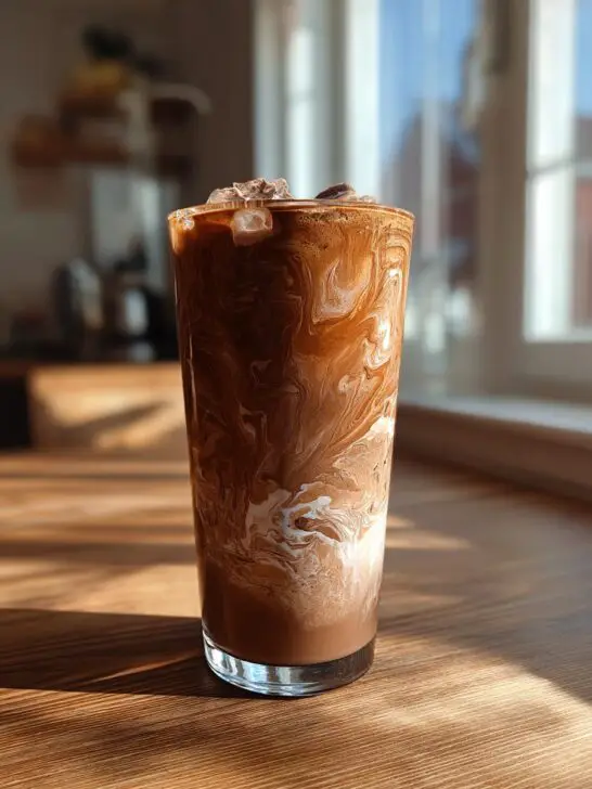 Choco-Coconut Espresso Swirl Smoothie