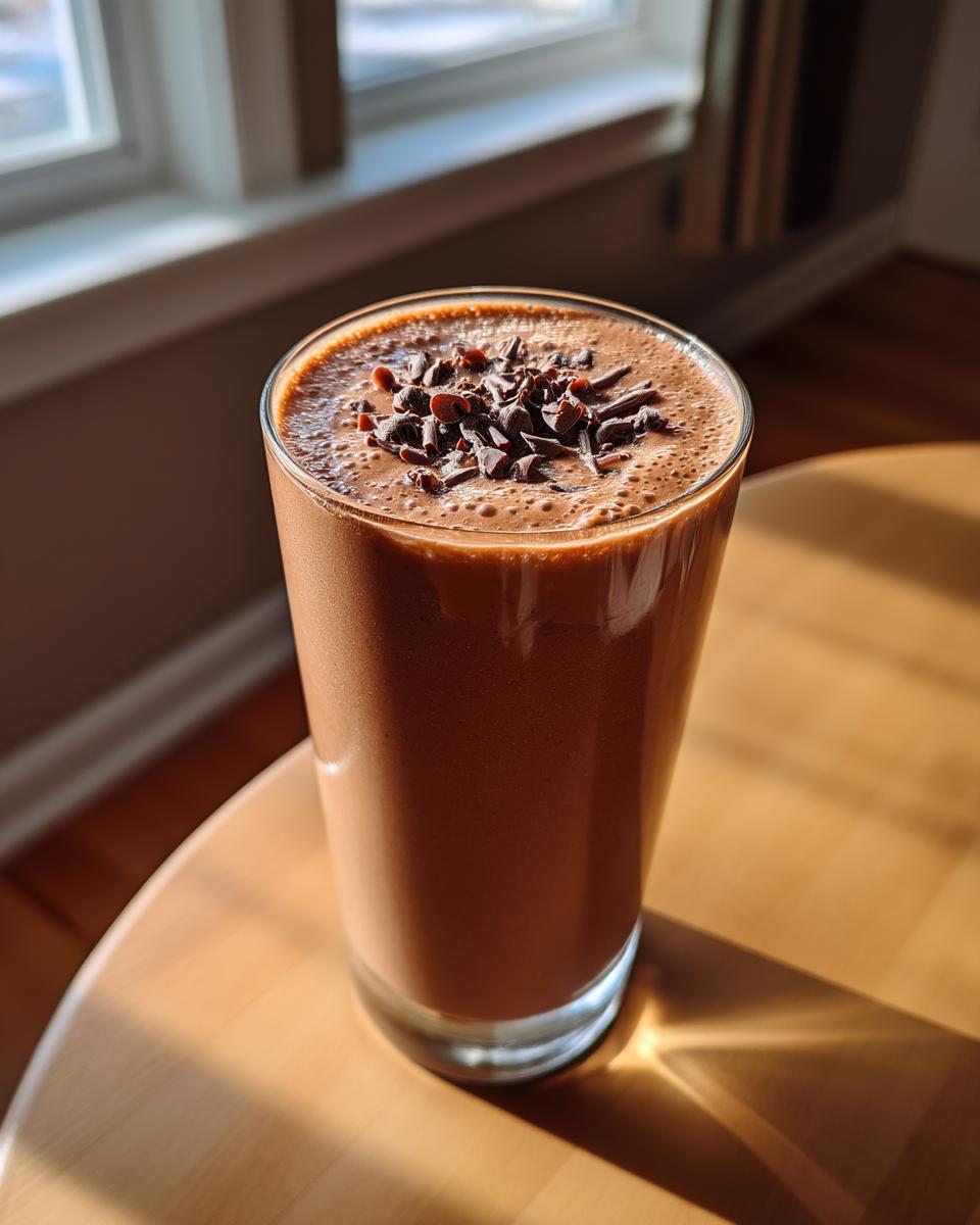 Chocolate Banana Smoothie - detail 2