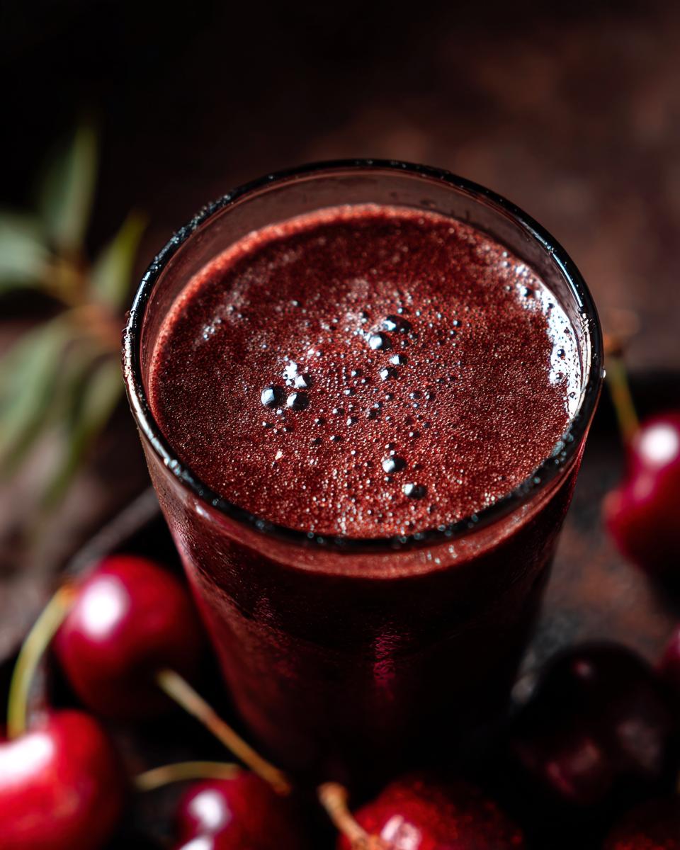 Chocolate Cherry Recovery Smoothie - detail 3