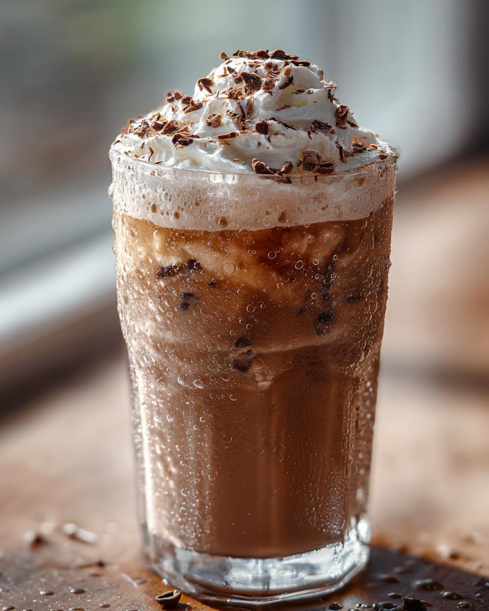 Christmas Chocolate Almond Iced Latte - detail 1