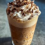 Christmas Chocolate Almond Iced Latte