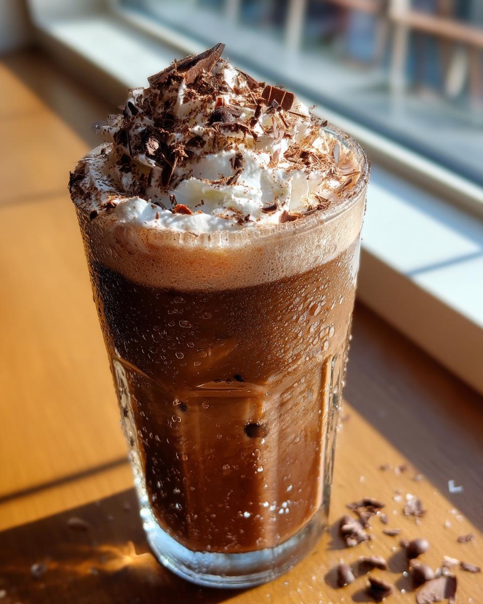 Christmas Chocolate Almond Iced Latte - detail 3
