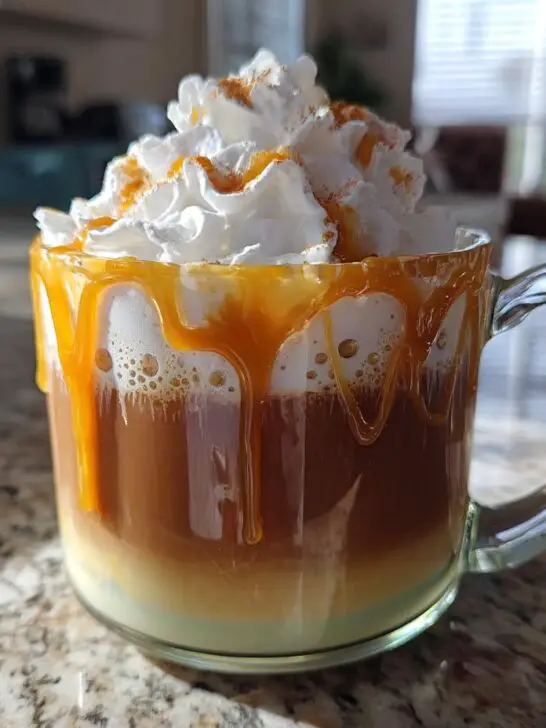 Christmas Morning DIY Caramel Macchiato