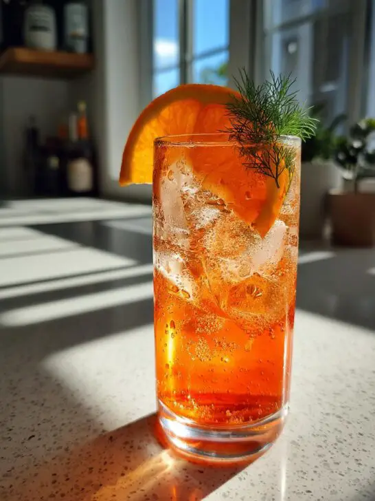 Citrus Fennel Spritz Non-Alcoholic Cocktail