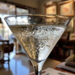 Classic Freezer Martini Cocktail