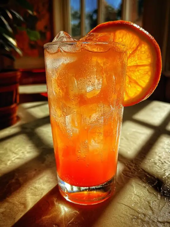 Classic Orange Crush with Vodka and Fresh Squeezed Juice