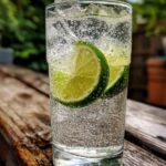 Classic Vodka Tonic with Fresh Lime Twist