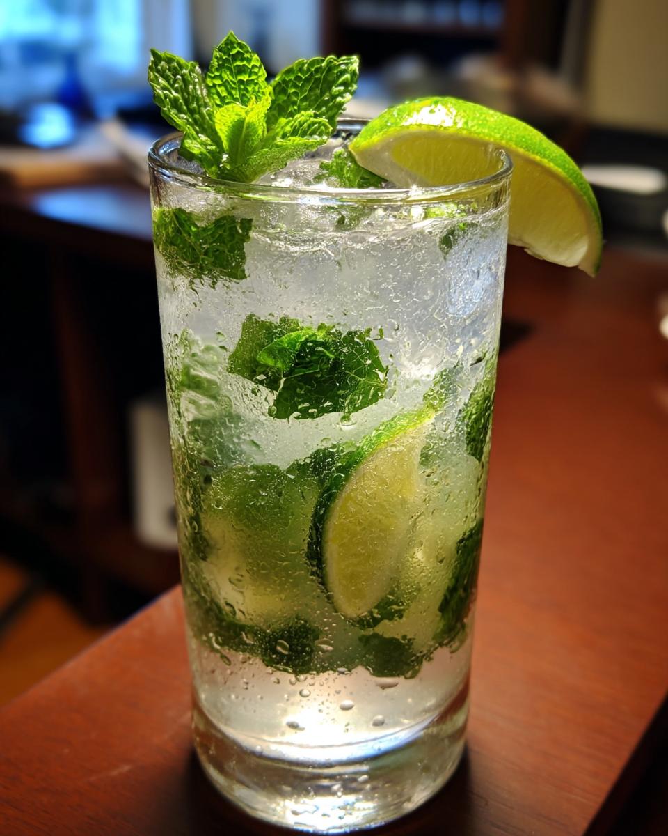 Coconut Water Mojito Non-Alcoholic Cocktail - detail 1