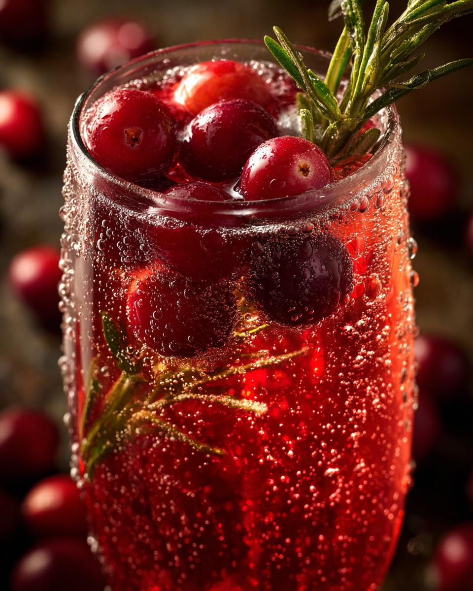 Cranberry Mimosa - detail 1