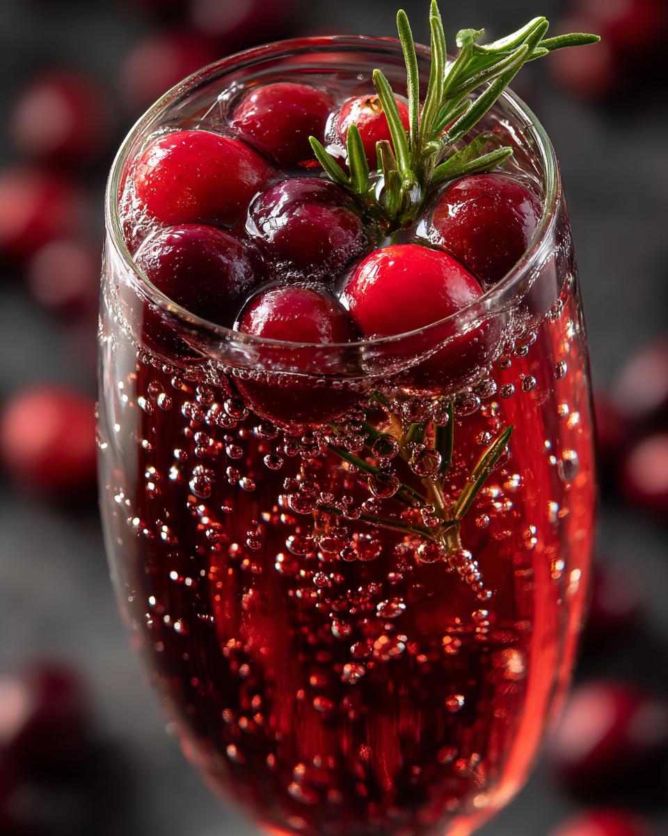 Cranberry Mimosa - detail 2