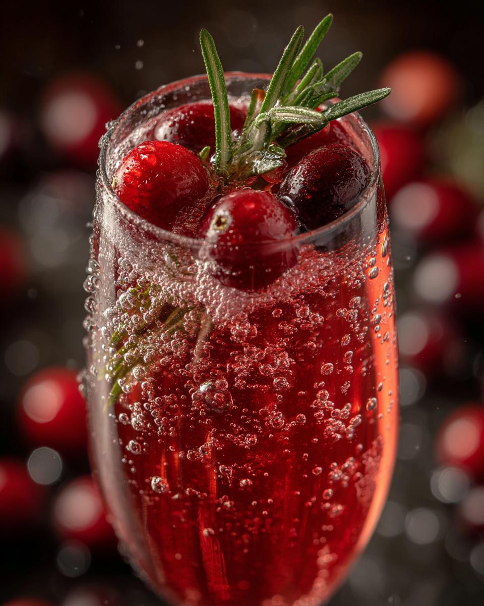 Cranberry Mimosa - detail 3