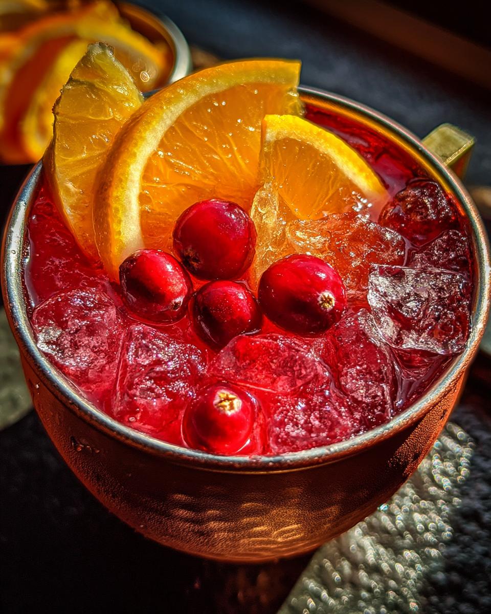 Cranberry Orange Mule - detail 2