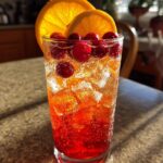 Cranberry Spice Sparkler Mocktail
