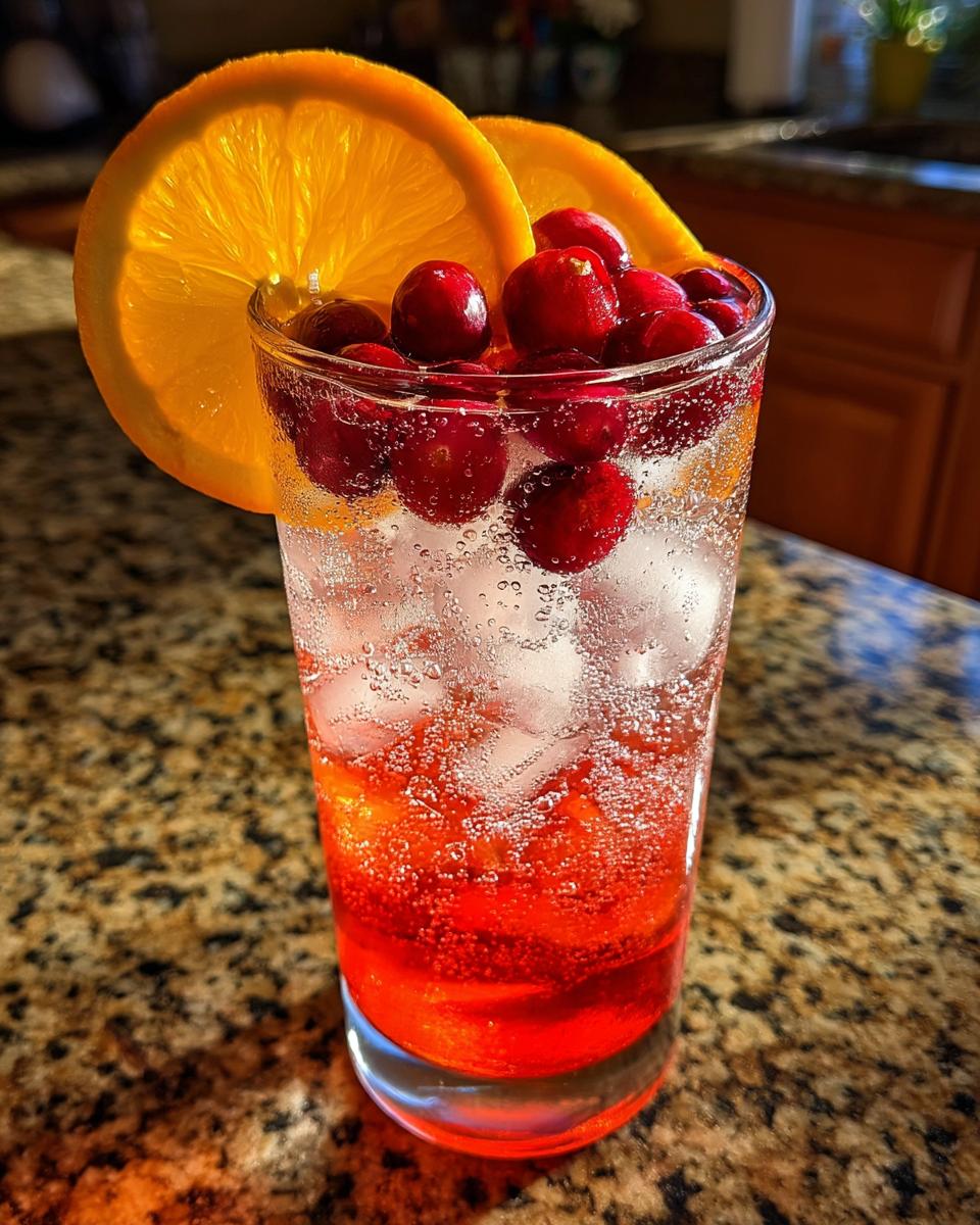 Cranberry Spice Sparkler Mocktail - detail 4