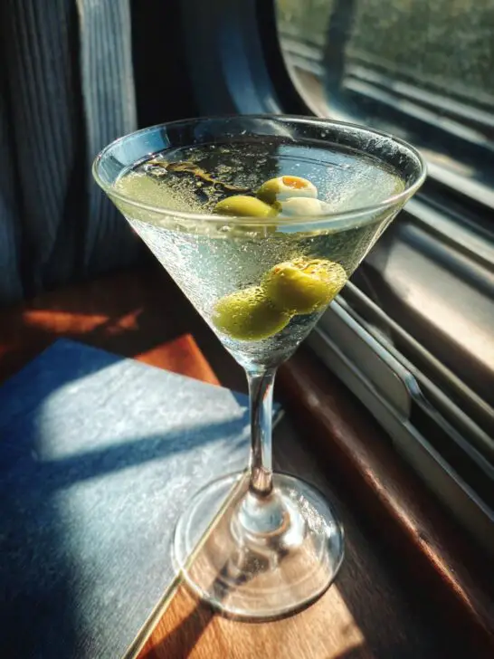 Dirty Freezer Martini