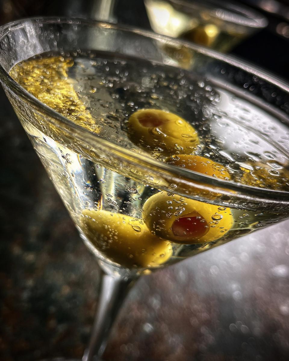 Dirty Freezer Martini Cocktail - detail 4