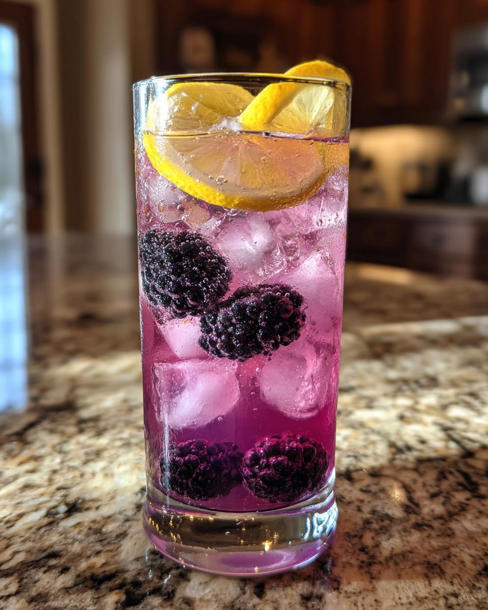 Easter Brunch Blackberry Lemonade - detail 2