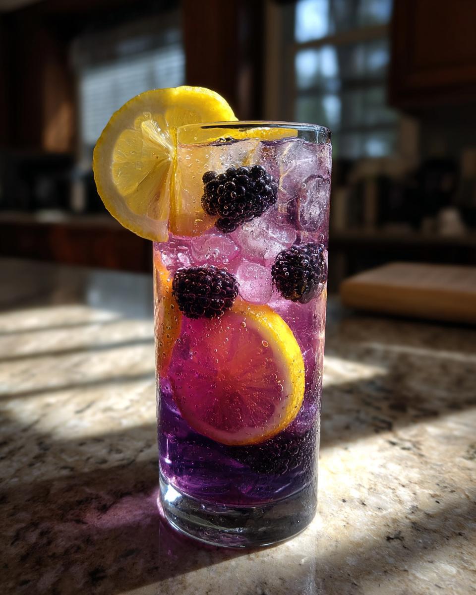 Easter Brunch Blackberry Lemonade - detail 3