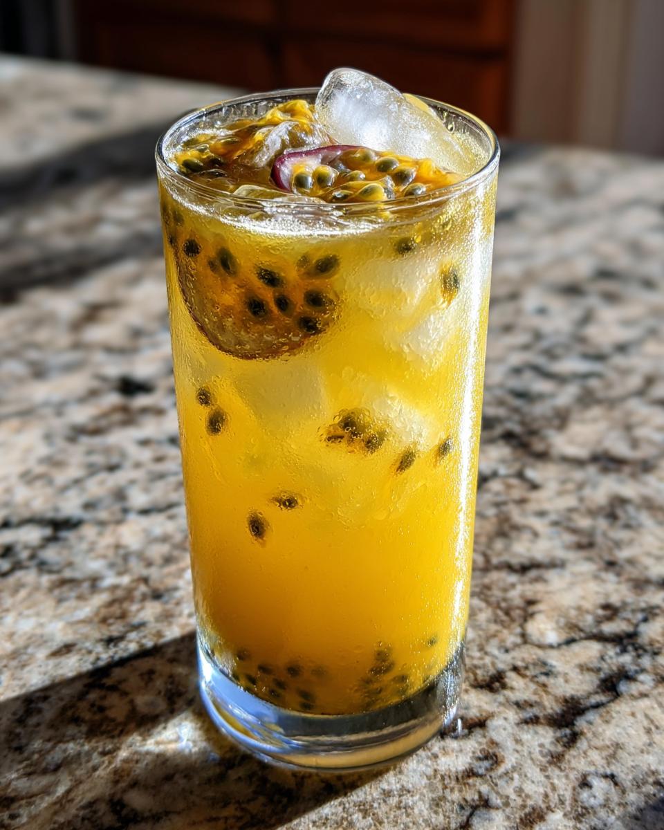 Easter Brunch Passionfruit Vodka Punch - detail 1
