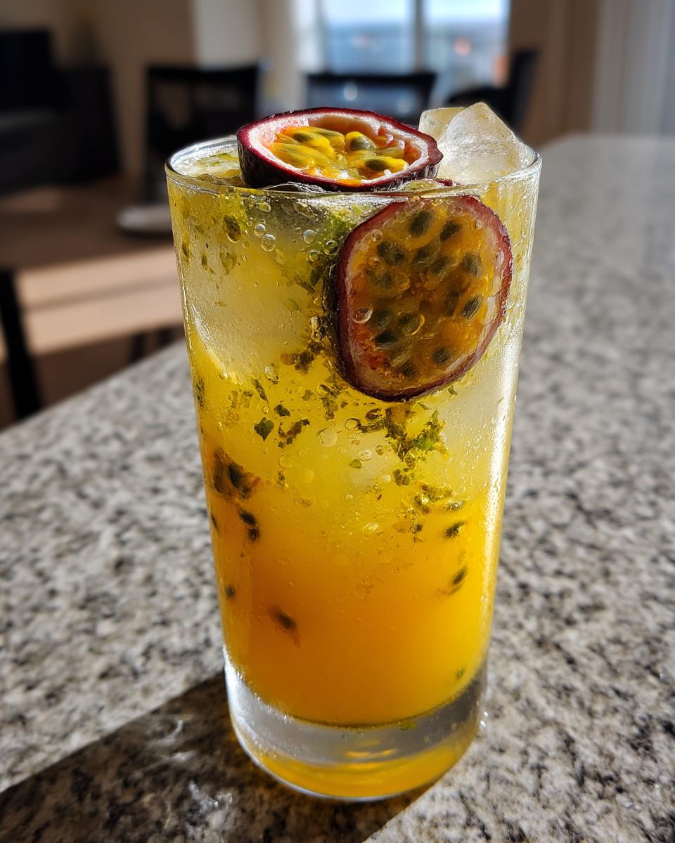 Easter Brunch Passionfruit Vodka Punch - detail 2