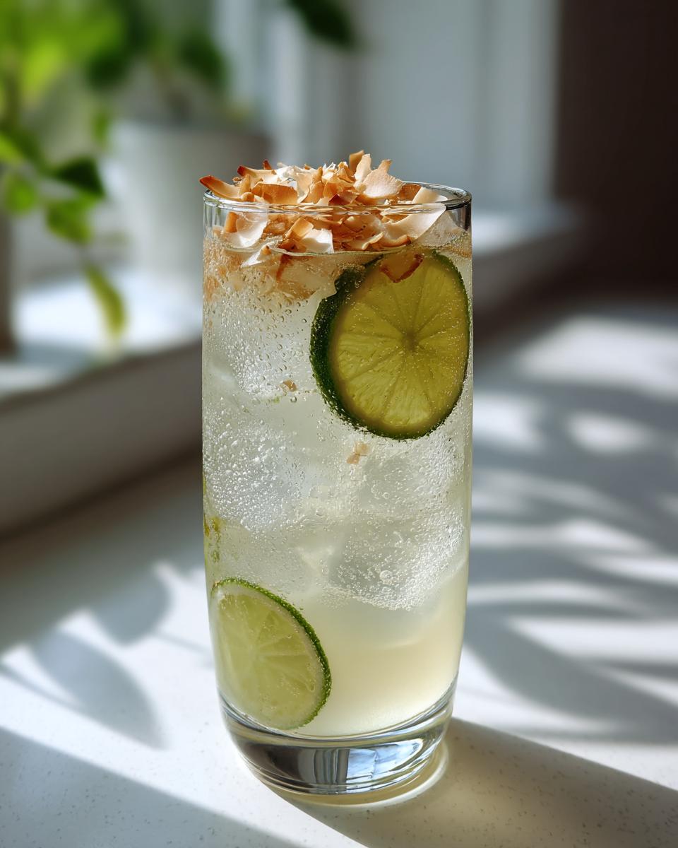 Easter Coconut Lime Mocktail - detail 3