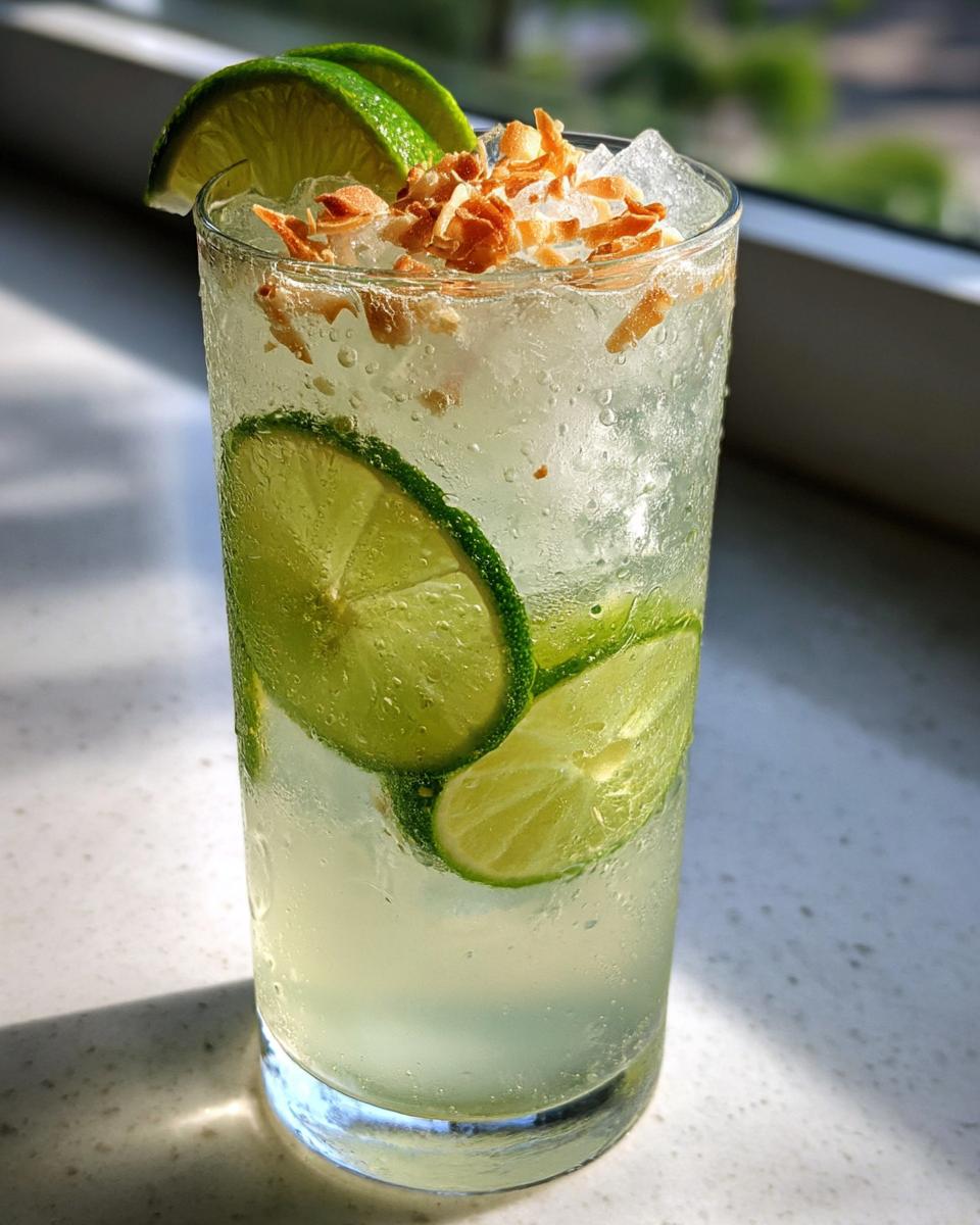 Easter Coconut Lime Mocktail - detail 4
