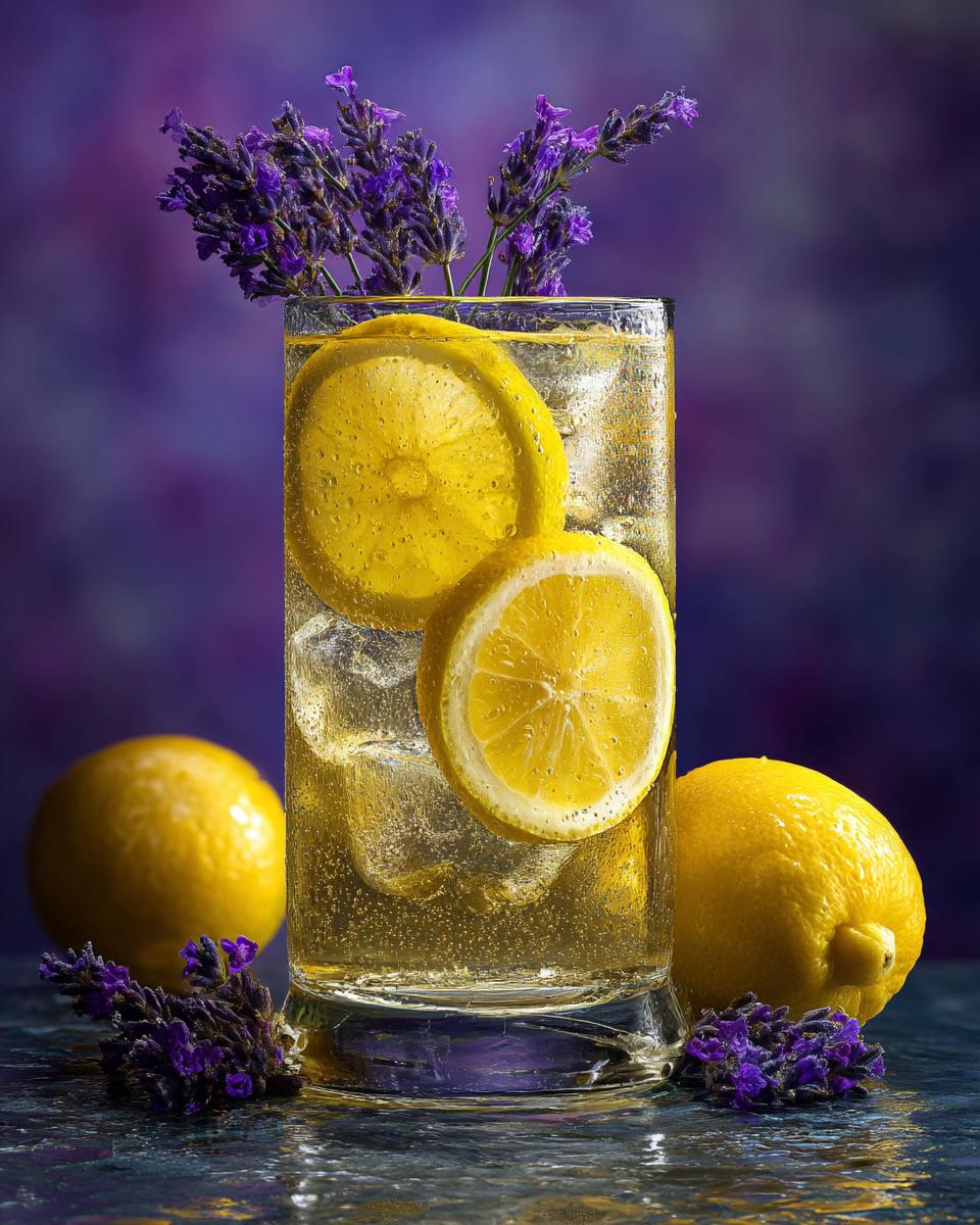 Easter Lemon Lavender Sparkler - detail 2
