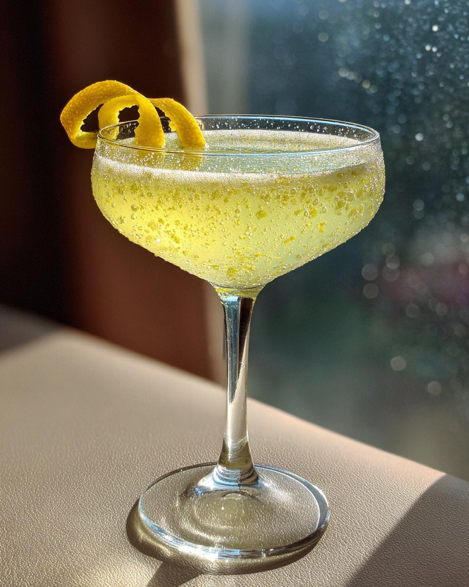 Elderflower Citrus Martini Cocktail - detail 1