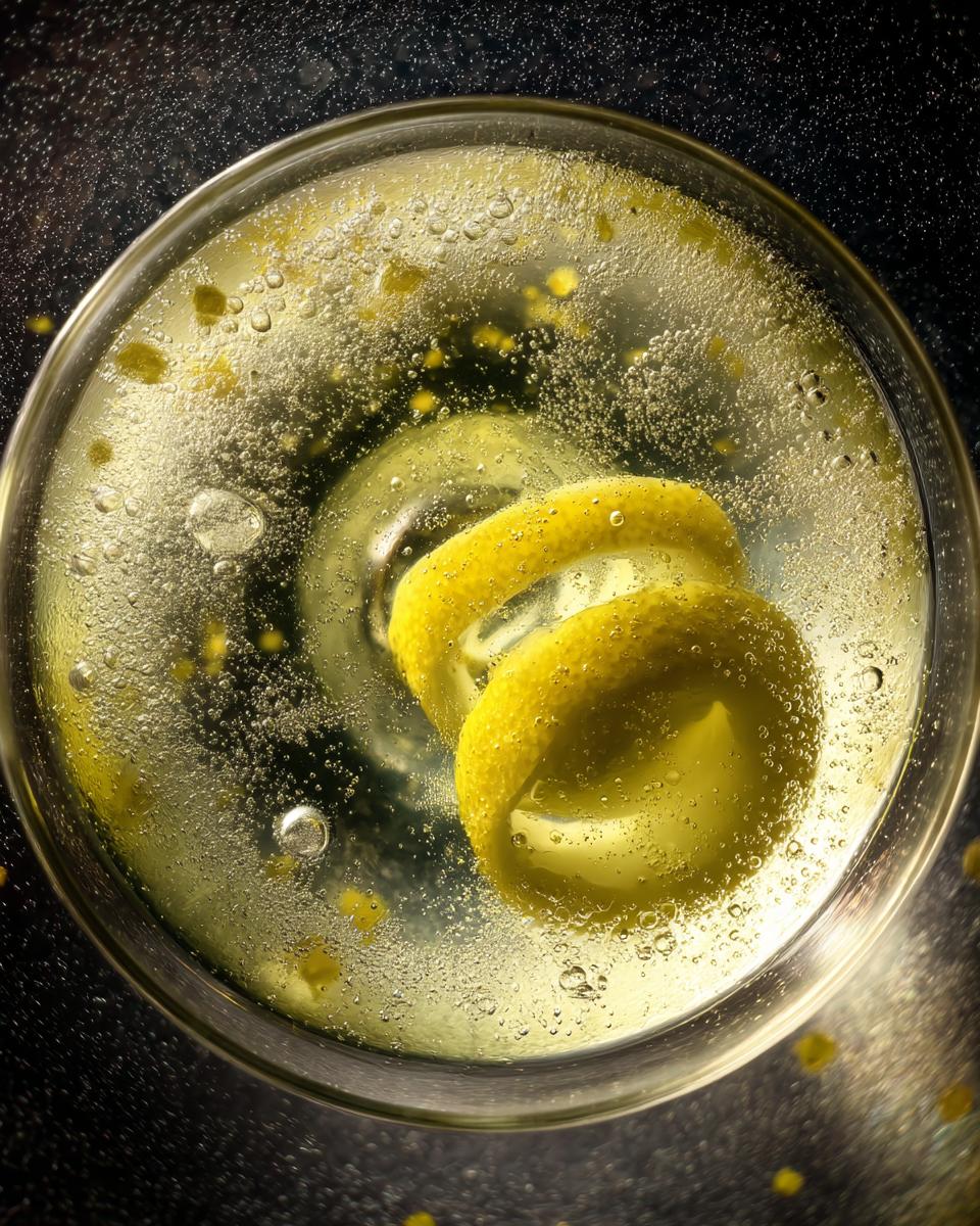 Elderflower Citrus Martini Cocktail - detail 3