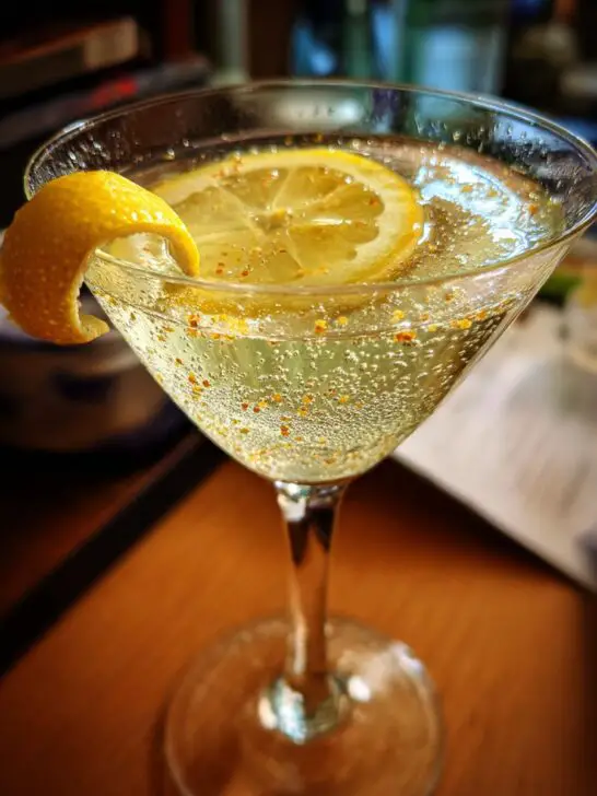 Elderflower Citrus Martini Cocktail
