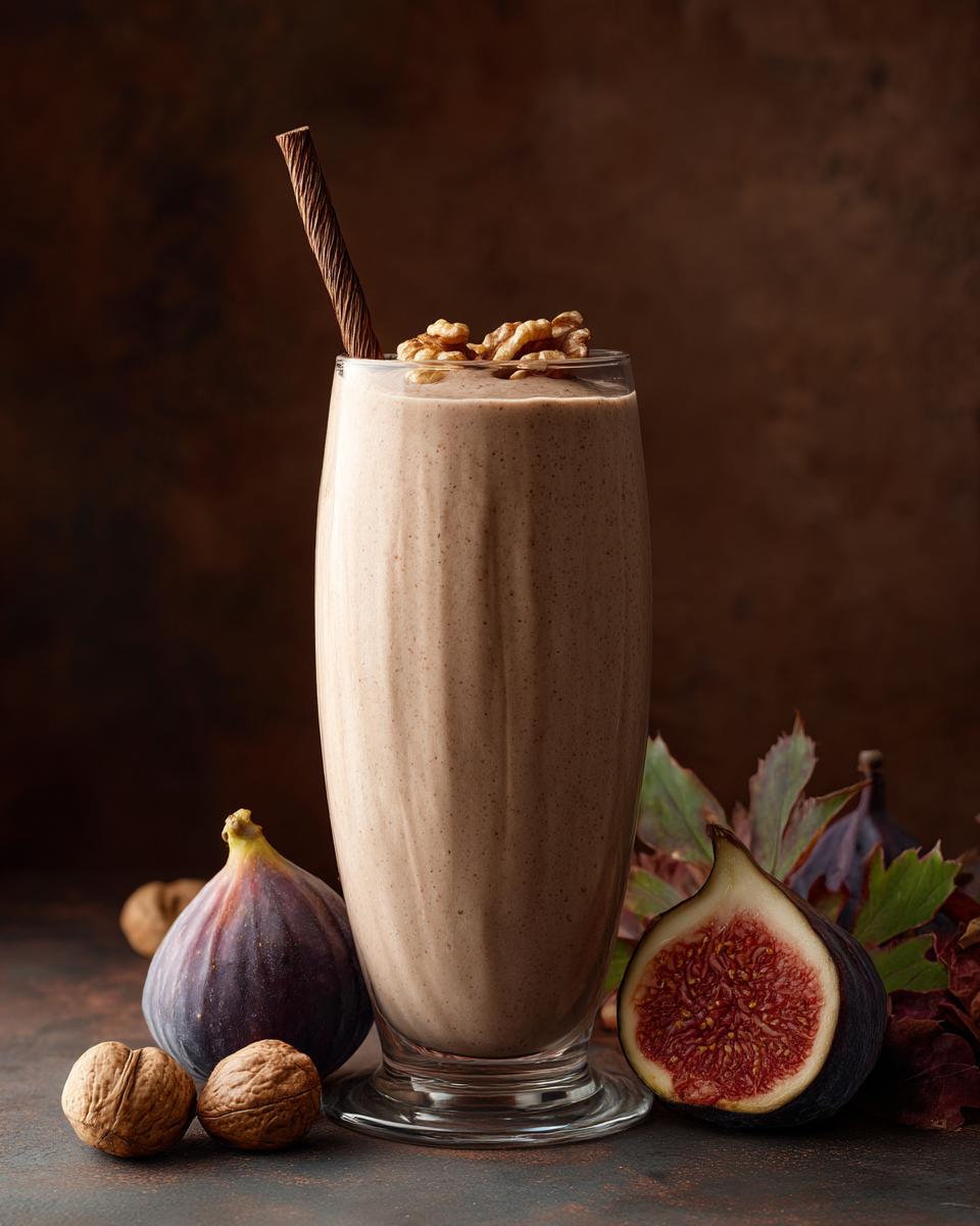 Fig Walnut Smoothie - detail 1