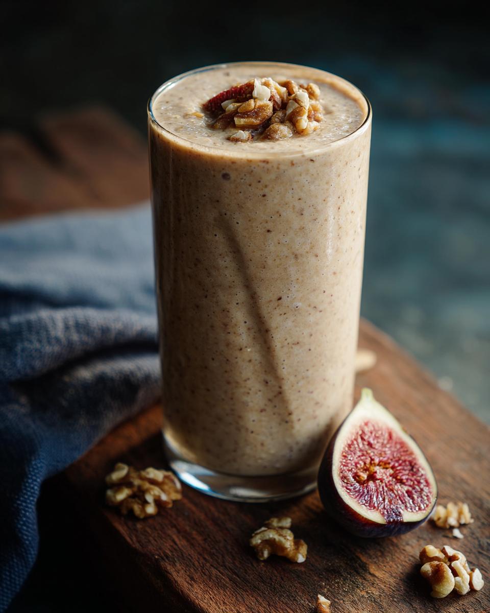 Fig Walnut Smoothie - detail 2