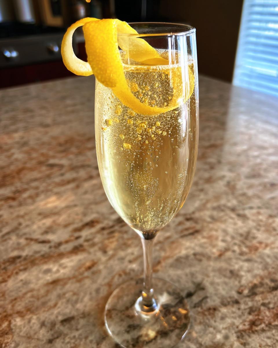 French 75 Cocktail - detail 4