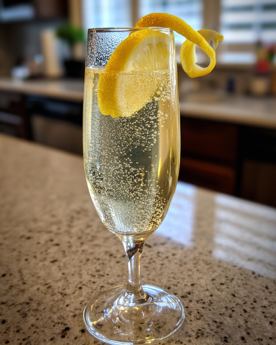 French 75 Cocktail - detail 6