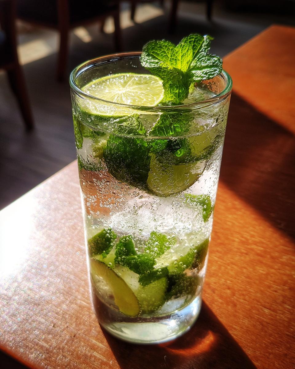 Fresh Summer Mojito with Mint, Lime, and White Rum - detail 1